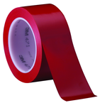 List 471 4" x 36 yds Vinyl Tape - Red - Grade Industrial Supply