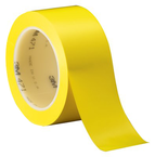 List 471 4" x 36 yds Vinyl Tape - Yellow - Grade Industrial Supply