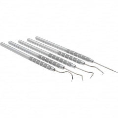 Value Collection - 5 Piece Precision Probe Set - Stainless Steel - Grade Industrial Supply