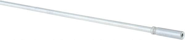 Value Collection - 36" Long x 1/4" Rod Diam, Tube Brush Extension Rod - 3/16-24 Female Thread - Grade Industrial Supply