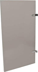 Bradley - Washroom Partition Steel Urinal Panel - 23 Inch Wide x 42 Inch High, ADA Compliant Stall Compatibility, Warm Gray - Grade Industrial Supply