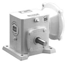 Boston Gear - 1-3/4 Centerline Distance, 60:1, 1/3 Input Horsepower, 440 Lbs. Max Torque, Speed Reducer - 56C NEMA - Grade Industrial Supply