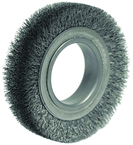 4-1/2" Diameter - 2" Arbor Hole - Crimped Steel Wire Straight Nylox Wheel - Grade Industrial Supply