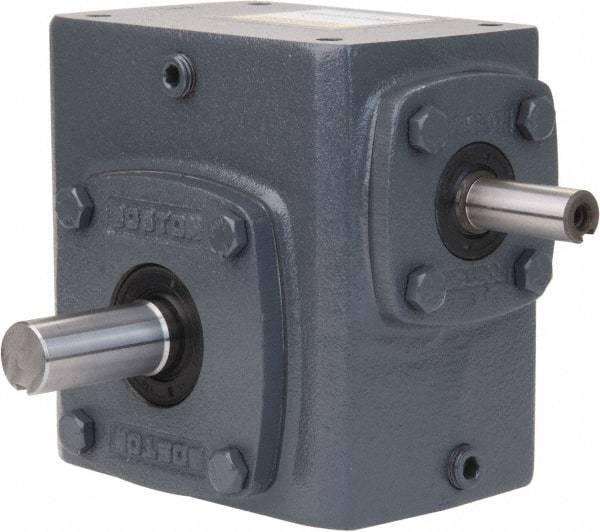 Boston Gear - 6 Centerline Distance, 10:1, 175 RPM Output, 26.13 Input Horsepower, 8,658 Lbs. Max Torque, Speed Reducer - Part No. 760-10-G, 1-1/2" Shaft Diam, Single Shaft Left, 1-1/2" Bore, 12-1/2" High - Grade Industrial Supply