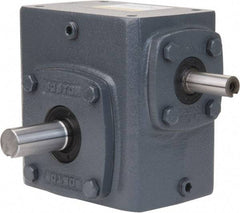 Boston Gear - 1.33 Centerline Distance, 15:1, 117 RPM Output, 0.66 Input Horsepower, 305 Lbs. Max Torque, Speed Reducer - Single Shaft Left - Grade Industrial Supply