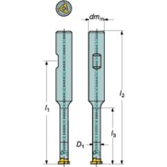 A327-16B60EC-12 Grooving Cutter - Grade Industrial Supply