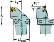 C5-266RFG-35060-22 CoroThread® 266 Coromant Capto® Toolholder - Grade Industrial Supply