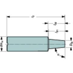 AE12-A16-CS-075 Milling Cutters With Exchangeable Solid Cutting Head - Grade Industrial Supply