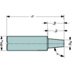 AE12-A16-CS-075 Milling Cutters With Exchangeable Solid Cutting Head - Grade Industrial Supply