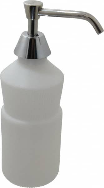 Value Collection - 34 oz Liquid Soap Dispenser Hardware - Plastic, Hanging, Chrome - Grade Industrial Supply