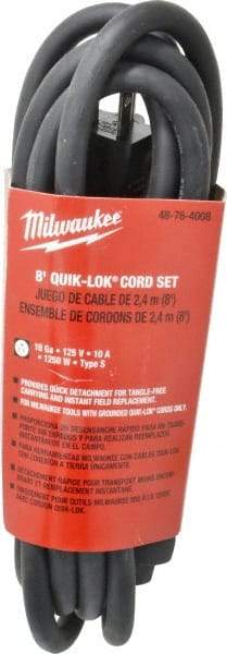 Milwaukee Tool - Power Drill Quik-Lok Cord Set - For All Magnum Drills - Grade Industrial Supply