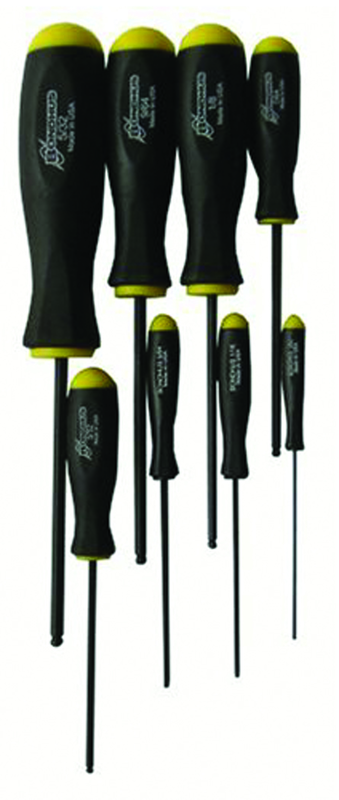 8PC BSX8S BALL END SCREWDRIVER SET - Grade Industrial Supply