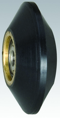 #11086 - 1 x 3/8'' - Urethane Contact Wheel W/Bearing & Shaft - Grade Industrial Supply