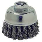 3" SS KNOT WIRE CUP BRUSH WEILER - Grade Industrial Supply