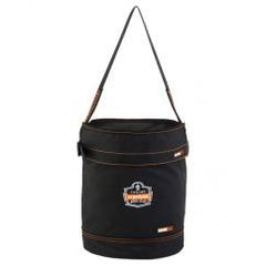 5975T M BLK POLY HOIST BUCKET W/TOP - Grade Industrial Supply