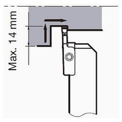 CGWSR2525-FLR3GP Grooving Tool - Grade Industrial Supply