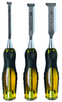 STANLEY® FATMAX® 3 Piece Short Blade Wood Chisel Set - Grade Industrial Supply