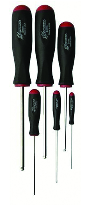 6PC BALL END SCREWDRIVER SET - Grade Industrial Supply