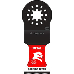 Freud - Rotary & Multi-Tool Accessories; Accessory Type: Oscillating Blade ; For Use With: Multi-Tools ; Cutting Diameter (Inch): 1.25 ; Head Material: Carbide - Exact Industrial Supply