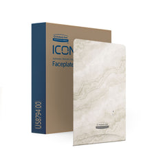 Kimberly-Clark Professional ICON ™ Faceplate (58794), Warm Marble Design, for Automatic Soap and Sanitizer Dispenser; 1 Faceplate per Case