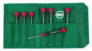 8 Piece - .028 - 1/8 - PicoFinish Precision Hex Screwdriver Inch Set In Pouch - Grade Industrial Supply