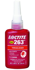 263 threadlocker Red High Strength - 50ml - Grade Industrial Supply