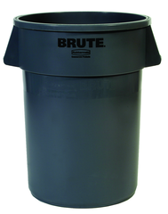 44 GAL VENTED ROUND BRUTE CONTAINER - Grade Industrial Supply