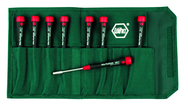 8 Piece - 3/32 - 1/4" - PicoFinish Precision Inch Nut Driver Set in Canvas Pouch - Grade Industrial Supply