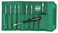 8 Piece - 2.5mm - 6mm - Precision Metric Nut Driver Set in Canvas Pouch - Grade Industrial Supply