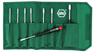 8 Piece - 3/32 - 1/4" - Precision Inch Nut Driver Set in Canvas Pouch - Grade Industrial Supply