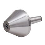 Bull Nose & Pipe Live Center MT1 Head Diameter 1.97in T.I.R. .0003 - Grade Industrial Supply