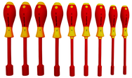 Insulated Nut Driver Inch Set Includes: 3/16" - 5/8"; in Roll Up Pouch. 9 Pieces - Grade Industrial Supply