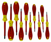 Insulated Torx® Screwdriver Set T6 - T30. 10 Pieces - Grade Industrial Supply