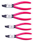 Wiha 90 Degree Bent Internal Retaining Ring Plier Set -- 4 Pieces -- Includes: Tips: .035; .050; .070; & .090" - Grade Industrial Supply