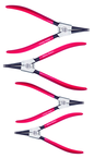 Wiha Straight External Retaining Ring Plier Set -- 4 Pieces -- Includes: Tips: .035; .050; .070; & .090" - Grade Industrial Supply