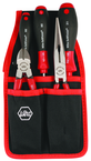 Soft Grip Belt Pack Pouch Set With Slotted & Philips Drivers Diagonal Cutters & Long Nose Pliers. 5 Pc. Set - Grade Industrial Supply