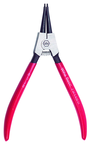 Straight External Retaining Ring Pliers 1/8 - 3/8" Ring Range .035" Tip Diameter with Soft Grips - Grade Industrial Supply