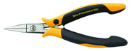 Short Flat Nose Pliers; Smooth Jaws ESD Safe Precision - Grade Industrial Supply