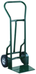 Shovel Nose Fright, Dock and Warehouse 900 lb Capacity Hand Truck - 1- 1/4" Tubular steel frame robotically welded - 1/4" High strength tapered steel base plate -- 10" Solid Rubber wheels - Grade Industrial Supply