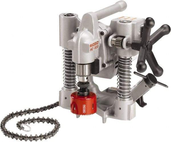 Ridgid - 1/2" Chuck, 3" Travel, Portable Magnetic Drill Press - 360 RPM, 12 Amps, 0.5 hp, 1200 Watts, 115 Volts - Grade Industrial Supply