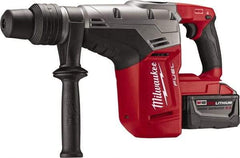 Milwaukee Tool - 18 Volt 1-9/16" SDS Max Chuck Cordless Rotary Hammer - 0 to 3,000 BPM, 0 to 450 RPM, Reversible - Grade Industrial Supply