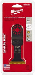 Milwaukee Tool - Rotary Multi-Material Blade - 1-3/4" Cutting Diam, TiAlN Finish, Use with Milwaukee Multi-Tool - Grade Industrial Supply