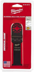 Milwaukee Tool - Rotary Multi-Material Blade - 1-1/4" Cutting Diam, Black Oxide Finish, Use with Milwaukee Multi-Tool - Grade Industrial Supply