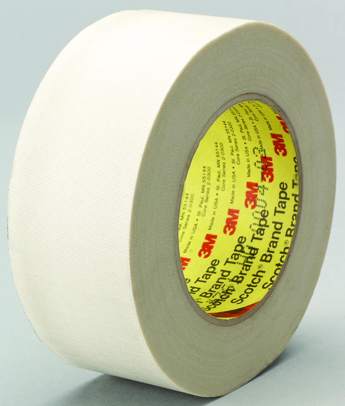 List 361 1/2" x 60 yds Glass Cloth Tape - White - Grade Industrial Supply