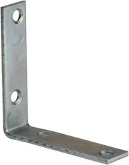 Value Collection - 3" Long x 3/4" Wide, Steel, Corner Brace - Zinc Plated - Grade Industrial Supply