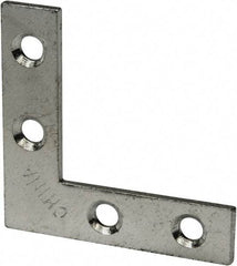 Value Collection - 1-1/2" Long x 1/2" Wide, Steel, Corner Brace - Zinc Plated - Grade Industrial Supply