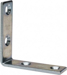 Value Collection - 2" Long x 0.620" Wide, Steel, Corner Brace - Zinc Plated - Grade Industrial Supply