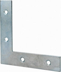 Value Collection - 4" Long x 0.870" Wide, Steel, Corner Brace - Zinc Plated - Grade Industrial Supply