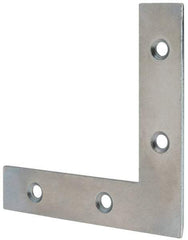 Value Collection - 3" Long x 0.620" Wide, Steel, Corner Brace - Zinc Plated - Grade Industrial Supply