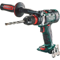 Metabo - 18 Volt 1/2" Chuck Pistol Grip Handle Cordless Drill - 0-500 & 0-2050 & 3800 RPM, Keyless Chuck, Reversible, Lithium-Ion Batteries Not Included - Grade Industrial Supply